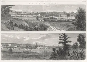 Virginia Prints: Petersburg, Virginia, from General Lees headquarters