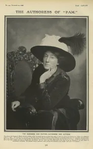 Paper Prints: Photo of Baroness von Hutten in the Tatler