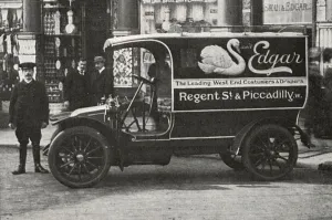 Collier Prints: Photo of Swan and Edgars delivery van