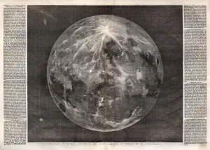 Science Prints: Photograph of the moon exhibited