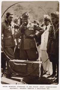 Field Prints: Photograph showing Benito Mussolini (1883 - 1945), the Italian dictator