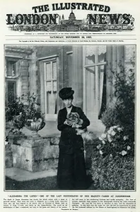 Consort Prints: Last photograph taken of Queen Alexandra at Sandringham
