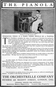 Regent Prints: Pianola