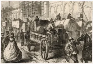 Commercial Prints: Pickfords Dray 1862