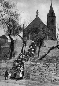 Steps Prints: Pilgrimage at the Church of the Immaculate Conception, Cinci