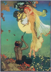 Colour Prints: The Pipes Of Pan, by Elsie Harding