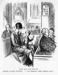 Numbers Prints: Pity the Poor Bowler by A T Smith