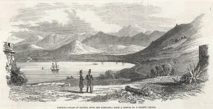 Algeria Prints: Plain of Bejaia viewed from the ramparts