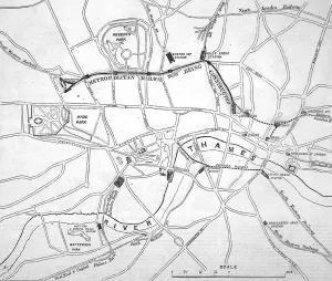 1868 Prints: Plan of the Metropolitan Railway
