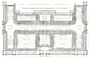 Plans Prints: Plans International Exhibition 1862