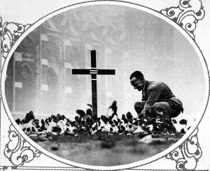 Remembrance Prints: Planting a poppy at the garden of remembrance
