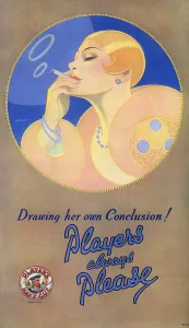 Deco Prints: Players advertisement, 1927