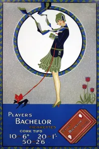 Cigarettes Prints: Players Bachelor cigarettes