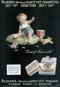 Cigarette Prints: Players cigarette advert