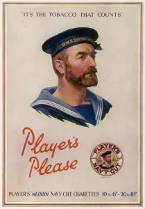Cigarettes Prints: Players Navy Cut