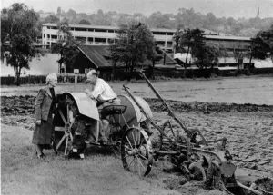 Norah Prints: Ploughing Wimbledon Car Park