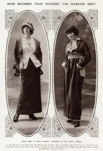 Blouse Prints: Pocketed skirts 1914