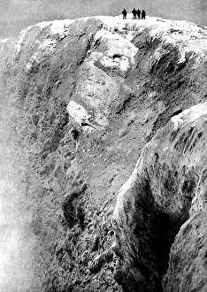 10th Prints: Polar Explorers on the summit of Mount Erebus, Antarctica, 1