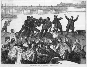 Commune Prints: Police Agent Drowned