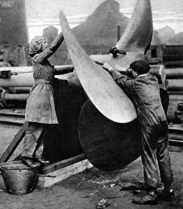 10th Prints: Polishing a war-ships propellor
