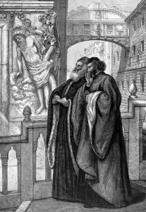 August Prints: On the Ponte della Paglia: Going to the Council
