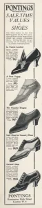 Suede Prints: Pontings Shoe Advert