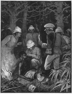 Feeding Prints: Poorly Madi warrior fed Liebig Extract - Stanley