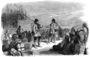 Huts Prints: The Port of Balaklava, Crimea, 1855