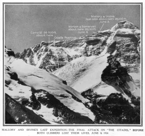Camp Prints: The positions of the Everest Expedition, 1924