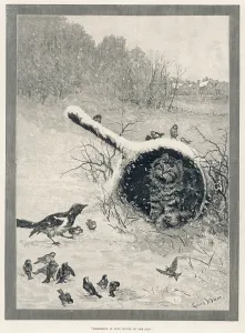 Cast Prints: Possession is nine points of the law by Louis Wain