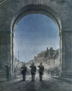 C E Turner Illustrations Prints: The Last Post by C. E. Turner