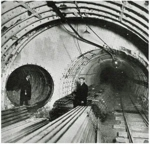 Beneath Prints: Post Office Railway for Carrying Mail 1924