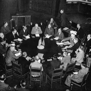 Table Prints: The Potsdam Conference; Second World War, 1945