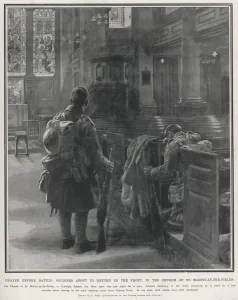 Fields Prints: Prayer before returning to the Front