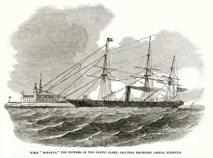 Napier Prints: Preparations for Crimean War, The Baltic Fleet - HMS Miranda