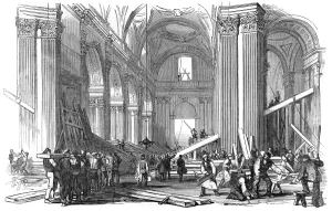 Preparations Prints: Preparations for the funeral of the Duke of Wellington, 1852