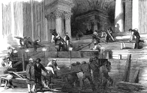 Carpenter Prints: Preparations for the funeral of the Duke of Wellington, 1852