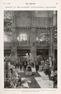Opening Prints: Presentation of the conveners to Princess Louise and the Duke of Fife in the hall of
