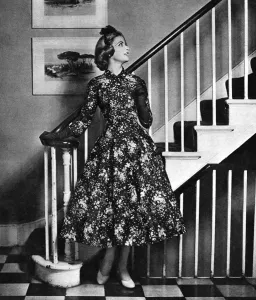 Cocktail Prints: A Presentation Party Dress, 1957