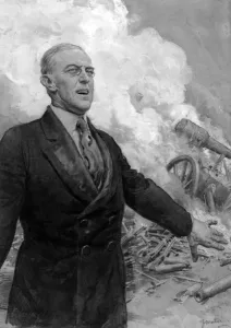 Smoke Prints: President Wilson announcing birth of League of Nations