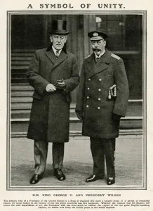 Woodrow Prints: President Wilson visiting George V