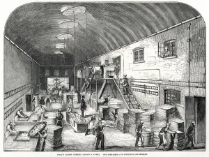 Manufacturer Prints: Prices Patent Candle Companys Works 1849