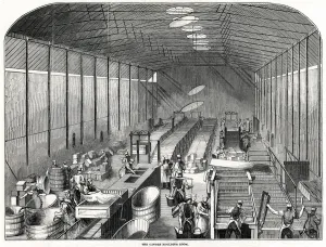 Manufacturer Prints: Prices Patent Candle Companys Works 1849
