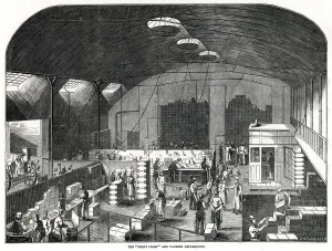 Packing Prints: Prices Patent Candle Companys Works 1849