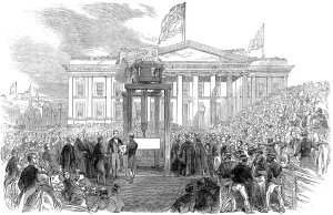 Stone Prints: Prince Albert at a public engagement in Liverpool