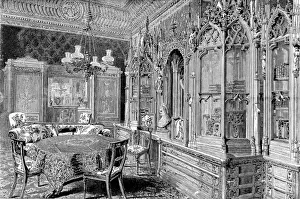 Consort Prints: Prince Alberts Music Room, Buckingham Palace, 1887