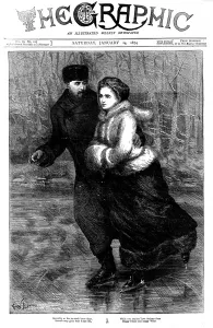 24th Prints: Prince Alfred skating with his bride