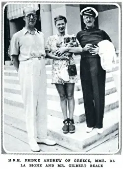 Madame Prints: Prince Andrew of Greece, Mmd. de la Bigne & GIlbert Beale