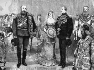 Customs Prints: Prince Arthur Weds 1879