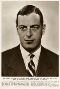 Announced Prints: Prince George, Duke of Kent, announcement of his engagement
